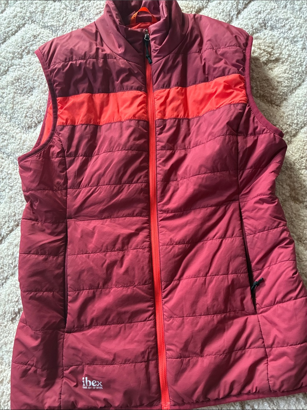 Women’s Wool Aire vest. Like New.